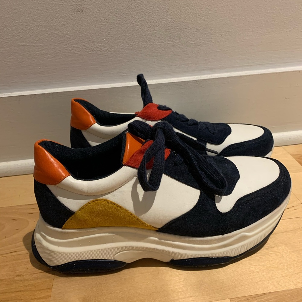 Italian Multicolored Platform Sneakers